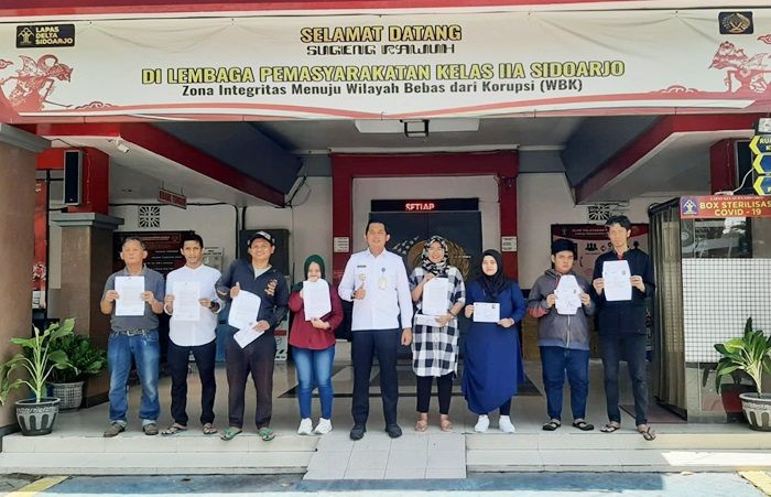 79 Narapidana Lapas Sidoarjo Dapat Hak Asimilasi Rumah, 8 Napi Bisa Rayakan Idul Adha di Rumah