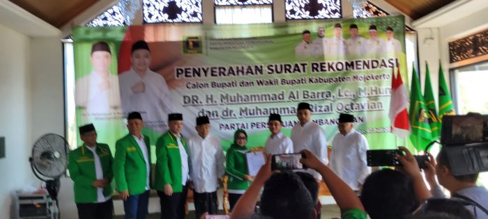 PPP Resmi Turunkan Rekom Cabup-Cawabup Mojokerto ke Gus Barra dan Rizal Octavian