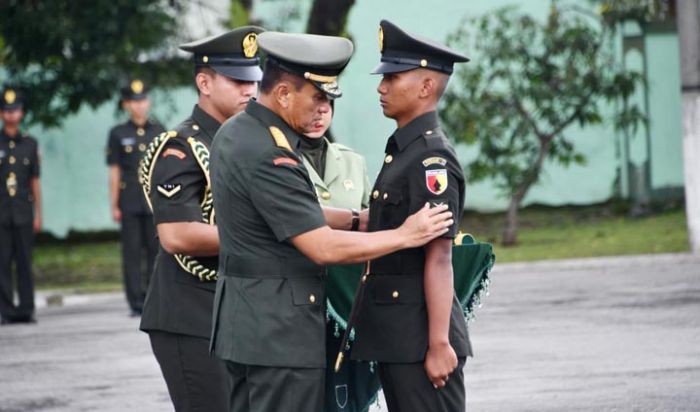 Mantan Siswa Pendidikan Pertama Bintara Resmi Dilantik Pangdam Brawijaya