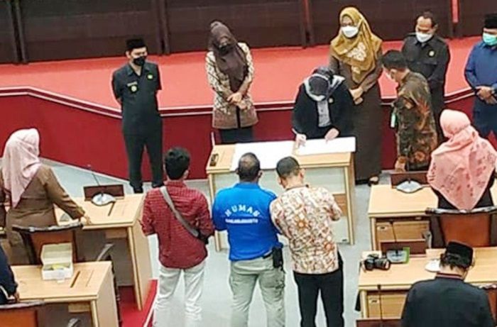 Raperda APBD Mojokerto 2022 Sebesar Rp 2,3 Triliun Disetujui Dewan