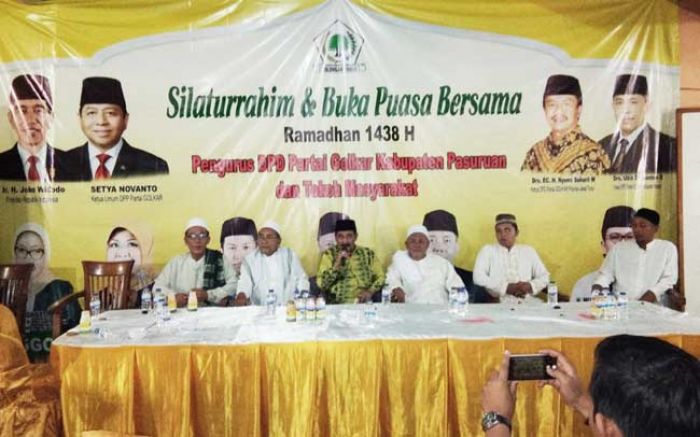 Jelang Pilbup Pasuruan, Forum Kiai Dukung Cawabup dari Partai Golkar Damping Irsyad