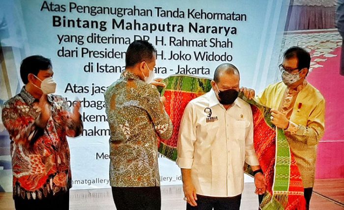 Raih Tanda Kehormatan, ​Rahmat Shah: Terima Kasih Ketua DPD RI