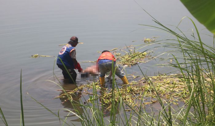 Jasad Pria Ditemukan Mengambang di Sungai Brantas Usai Tiga Hari Menghilang