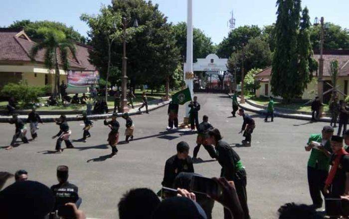 Atraksi Pagar Nusa Warnai Konfercab Ansor Tuban XVIII