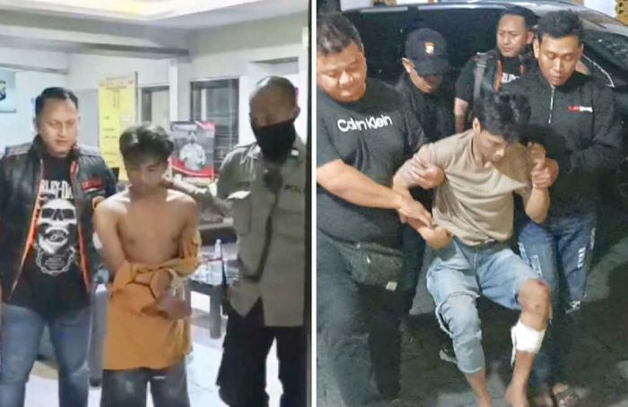 Dua Pelaku Curanmor Pukul Wajah Polisi dan Nekat Kabur, Polsek Sukolilo Hadiahi Timah Panas