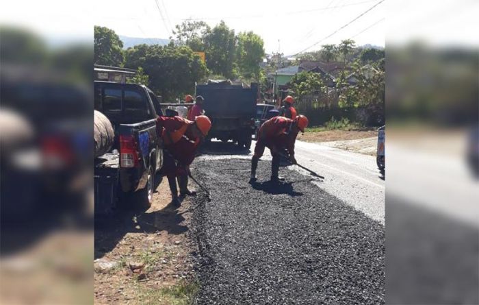 Jamin Keamanan Pengguna Jalan, DPUPR Operasi Jalan Berlubang