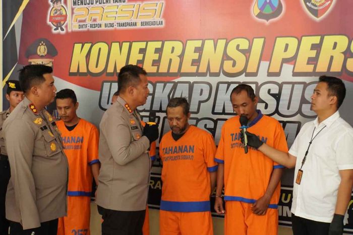 Empat Pelaku Penggelapan Mobil Rental di Sidoarjo Ditangkap Polisi