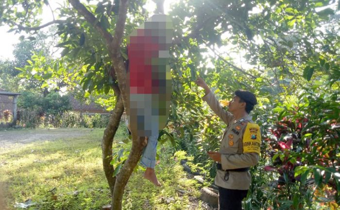 Diduga Depresi, Seorang Pria di Ngawi Nekat Gantung Diri di Pohon Rambutan