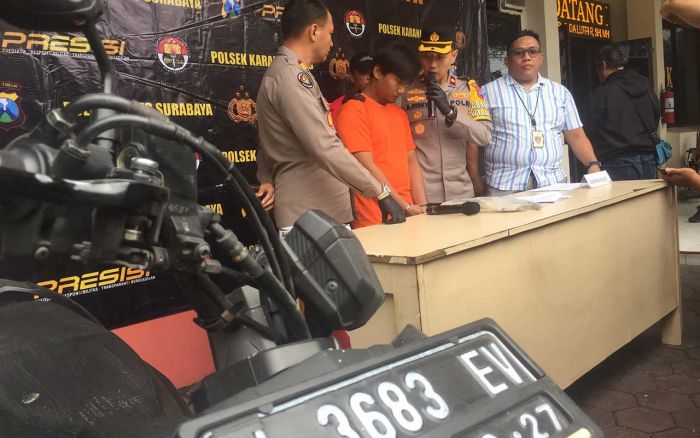 Pria asal Surabaya Nekat Bawa Kabur Motor Wanita Penjaga Warkop di Gresik