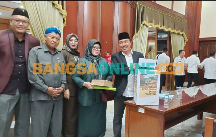 Usai Rapat Paripurna, DPRD Gresik Spontan Galang Donasi untuk Palestina