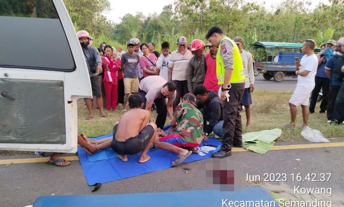 Hendak Belok, Pemotor di Tuban Ditabrak Mobil hingga Meninggal