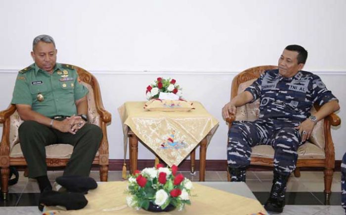 Pangarmatim Terima Courtesy Call Dirlat Kodiklat TNI