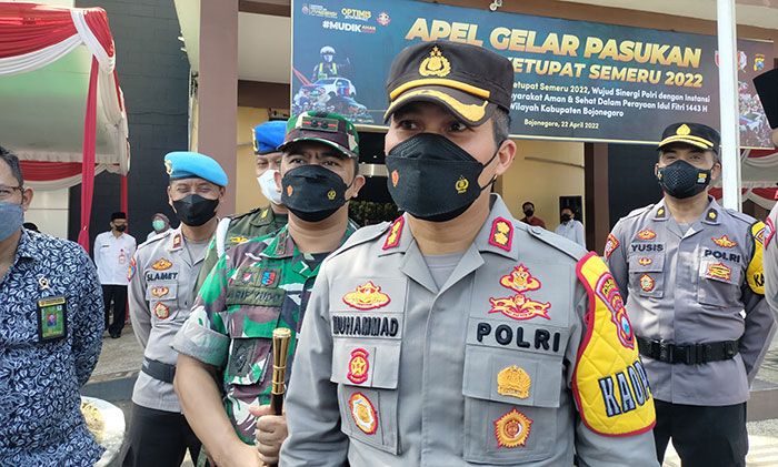 Ratusan Personel Gabungan Dikerahkan untuk Amankan Mudik di Bojonegoro