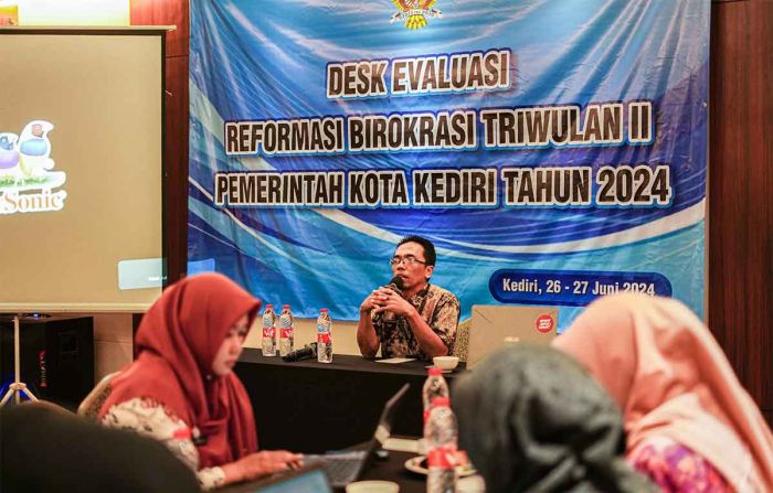 Jalankan Amanat PermenPAN-RB 9/2023, Inspektorat Kota Kediri Gelar Evaluasi RB triwulan II