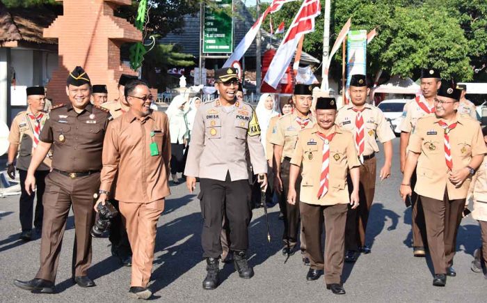 Jadi Pembina Upacara Hari Pramuka ke-62, Bupati Situbondo Bacakan Sambutan Buwas