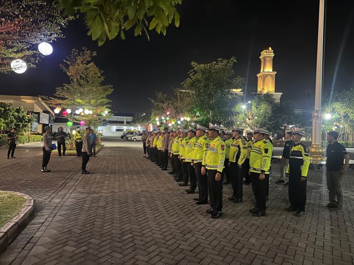 Polres Sidoarjo Patroli Malam Jaga Kamtibmas Jelang Pilkada Serentak 2024