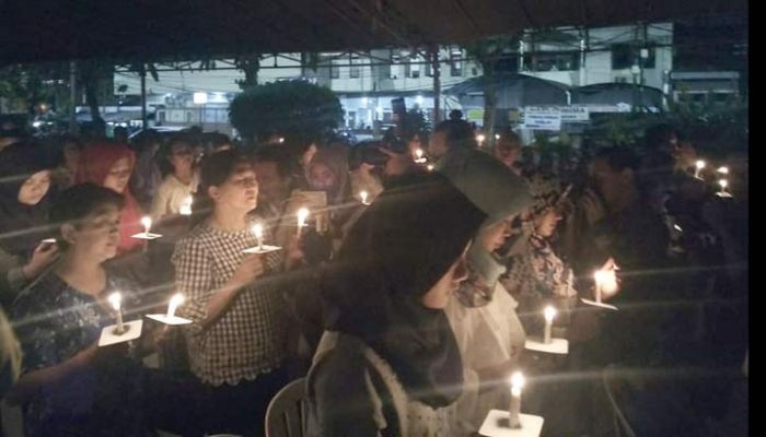 Peringati 1 Tahun Tragedi Bom Surabaya, Gereja Santa Maria Tak Bercela Gelar Doa Bersama