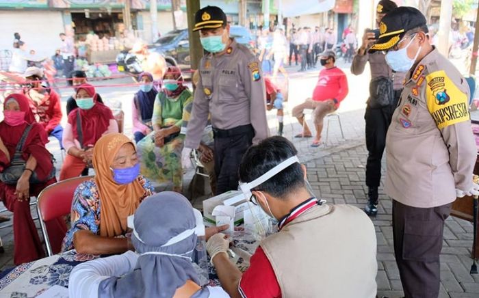 Rapid Test pada Pedagang Pasar dan Jamaah Masjid di Sidoarjo, Kembali Ditemukan Reaktif Covid-19