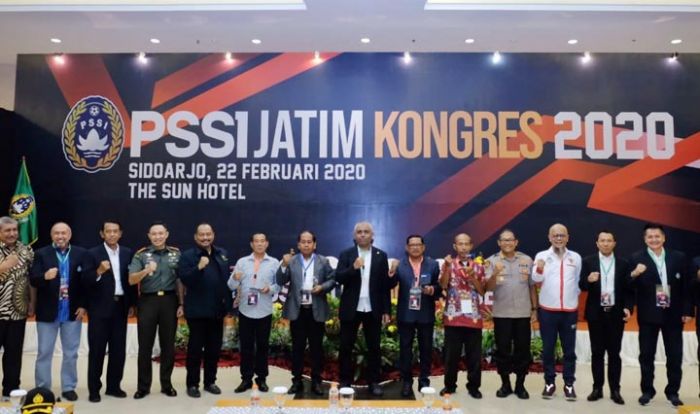 Kapolresta Sidoarjo Hadiri Pembukaan Kongres PSSI Jatim 2020