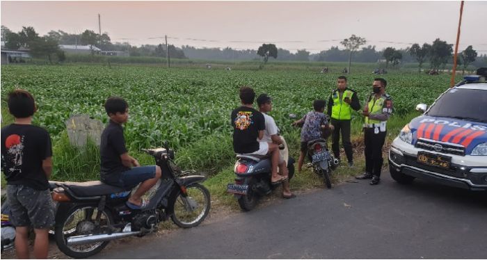 Antisipasi Balap Liar, Satlantas Polres Kediri Patroli Rutin