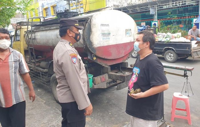 Monitoring Ketersediaan Minyak Goreng, Polres Mojokerto Kota Cek 2 Agen Penyalur