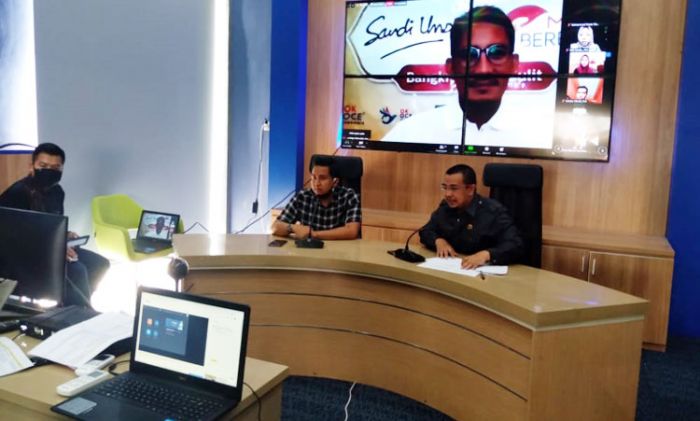 Jadi Narasumber dalam Seminar Teleconference, Sandiaga Uno Beri Motivasi Pelaku UMKM