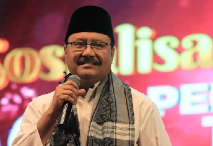 Gus Ipul Hadiri Sosialisasi dan Doa Bersama KPU Pasuruan untuk Pemilu 2024