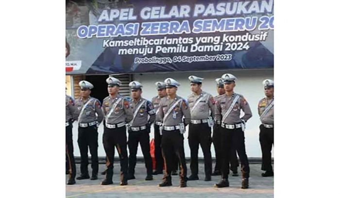 Tekan Pelanggaran Lalu Lintas, Polres Probolinggo Kota Gelar Operasi Zebra Semeru 2023