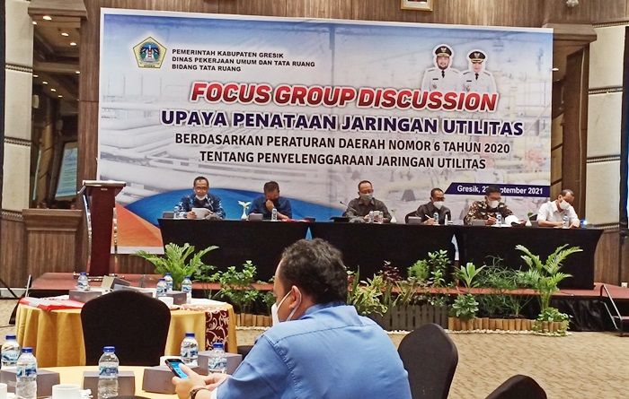 Pekerjaan Besar DPUTR Gresik, Tata Utilitas Kabel dan Pipa Agar Tak Semrawut