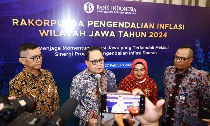 Hadiri Rakorpusda BI 2024, Pj Gubernur Jatim Gagas Skema Program Korporasi Petani