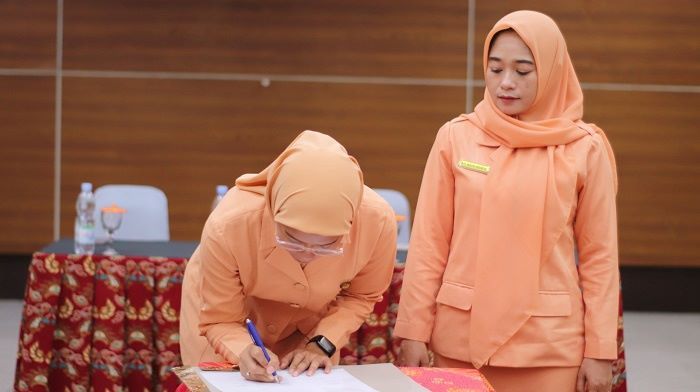 Jabatan Ketua Dharma Wanita Persatuan Lapas Kediri Diserahterimakan