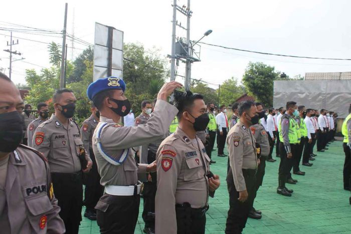 Guna Jaga Disiplin Anggota, Propam Polres Ngawi Gelar Gaktibplin