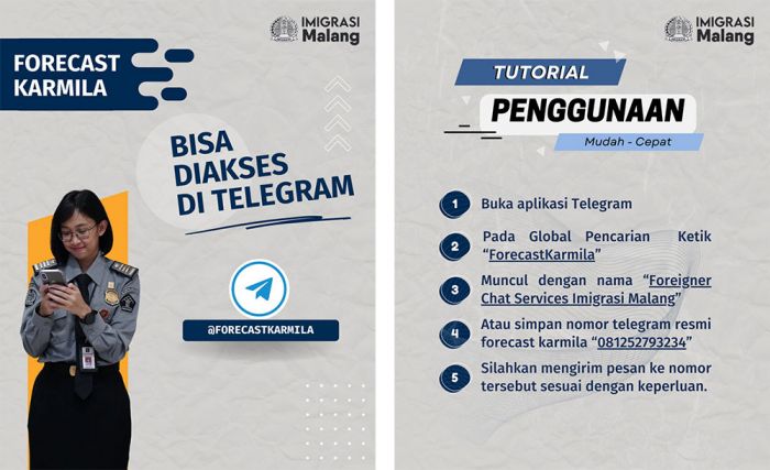 Layanan Forecast Karmila Bisa Diakses di Telegram