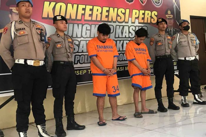 Diduga Hendak Tawuran, Dua Anggota Gangster Bersajam di Sidoarjo Ditangkap Polisi