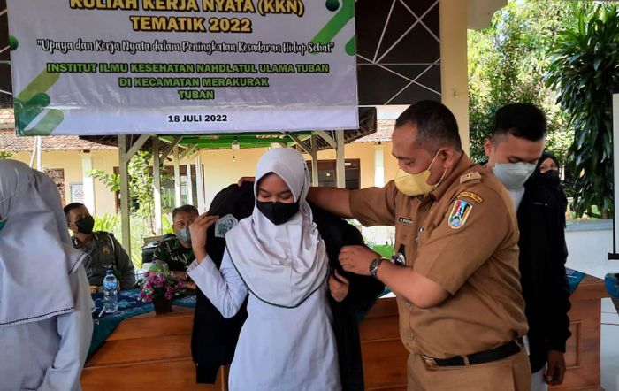 Jalani KKN Tematik, Ratusan Mahasiswa IIKNU Tuban Diminta Fokus Tangani Stunting dan ODF