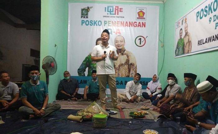 ​Qosim-Alif Janji Tuntaskan Banjir Kali Lamong, Jika Menang Pilkada