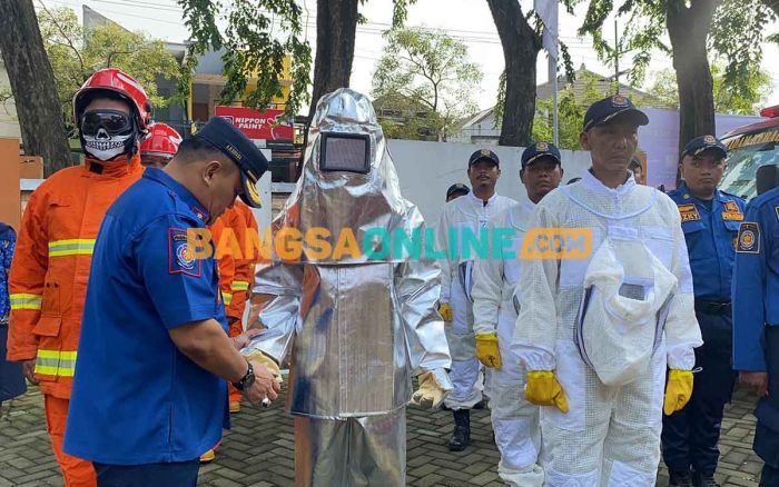 Damkar Gresik Apel Persiapan Mudik Lebaran 1444 H