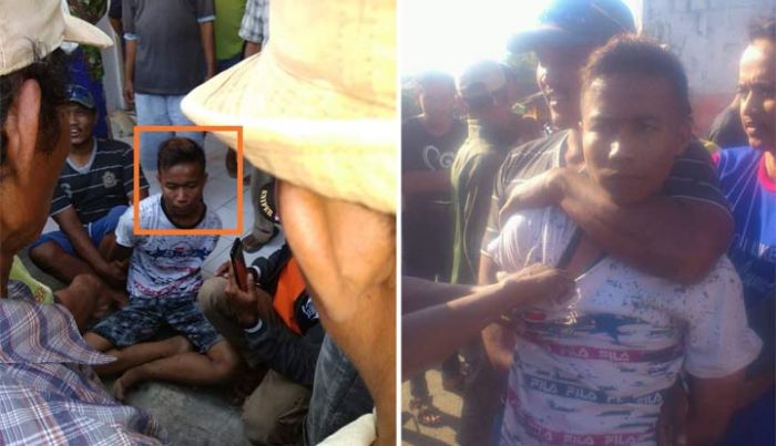 Maling Motor di Pasar Kecik Jember Tertangkap Warga, Nyaris Dihakimi