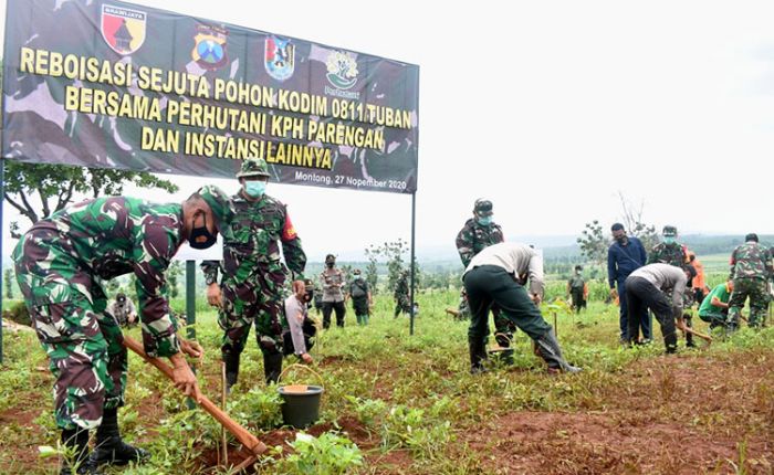 ​Kodim Tuban Galakkan Reboisasi Sejuta Pohon