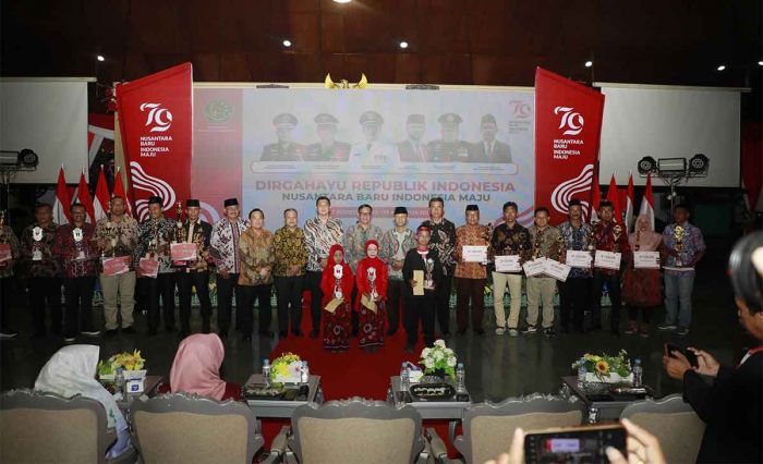 Malam Resepsi HUT ke-79 RI di Pamekasan Bertabur Pemberian Hadiah Lomba