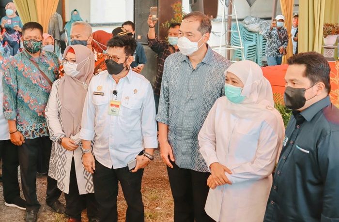 Di Hadapan 3 Menteri, Wabup Bu Min Ungkap Petani Gresik Kekurangan Pupuk