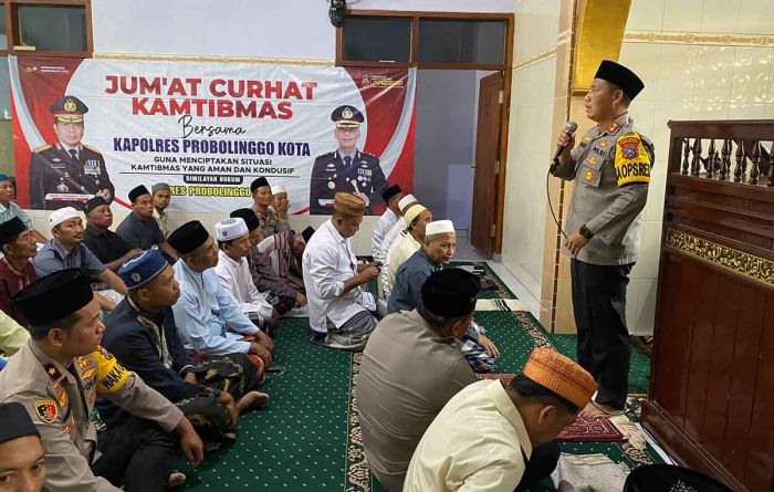 Berikut Pesan Kapolres Probolinggo Kota saat Jumat Curhat