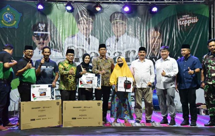 Buka Pasar Rakyat Sidobangkit, Bupati Sidoarjo Dorong Pemdes Peduli Nasib UMKM