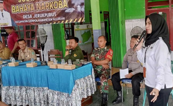 Gandeng BNNK, Pemdes Jeruk Purut Gelar Sosialisasi Bahaya Narkoba