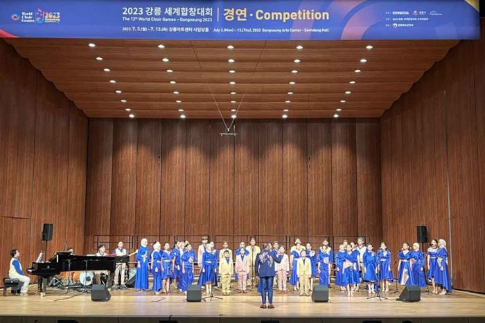 Siswa SD Asal Sidoarjo Harumkan Nama Indonesia dalam Ajang World Choir Games di Korea Selatan