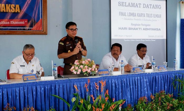 Kembangkan Talent Pelajar, Kejari Nganjuk Adakan Lomba Karya Tulis Ilmiah