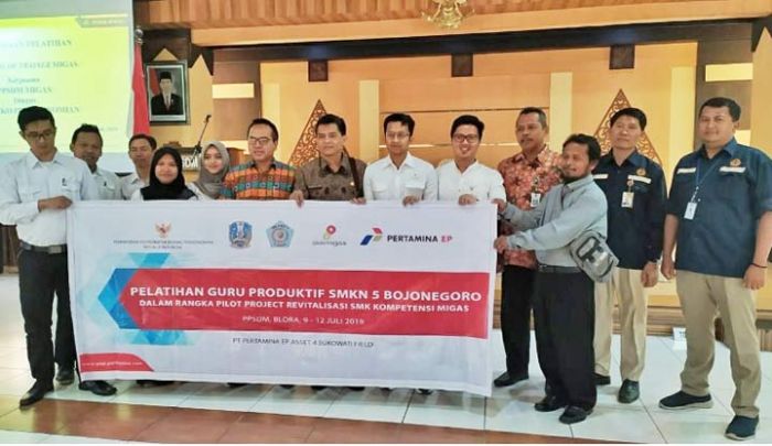 ​Pertamina EP Bantu Pelatihan Guru SMKN 5 Bojonegoro