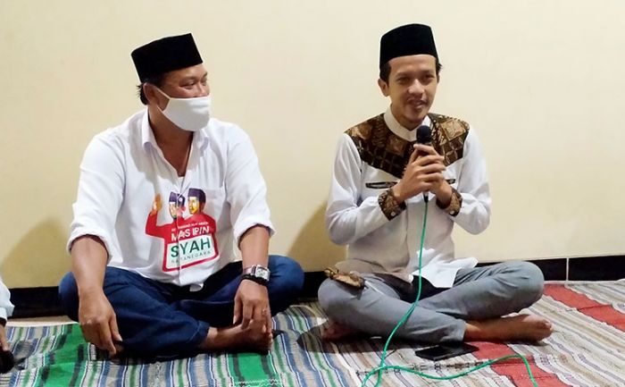 Kampanye di Desa Ngembel, Syah Disambati Kerusakan Jalan dan Air Bersih