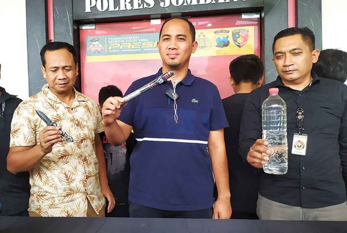 Resahkan Masyarakat, 7 Pendekar Silat Bersenjata Tajam di Jombang Diamankan Polisi