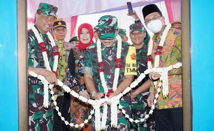 Tim Wasev Mabes TNI AD Tinjau Pelaksanaan TMMD Ke-114 Kodim 0816/Sidoarjo